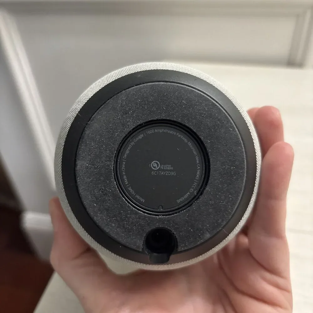 Google Home Smart Assistant - White Slate - Missing Cord
